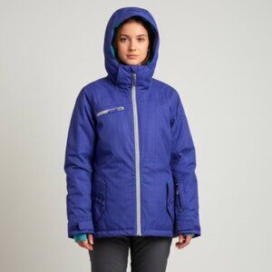 Roxy Women's Ski Jacket Size Small Omni Heat Blue